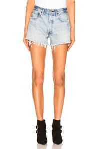 Moussy Vintage Matthews Shorts In Denim Light