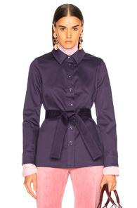 Staud Sabrina Jacket In Purple