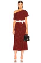 Rachel Comey Pout Dress In Checkered & Plaid,red