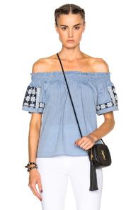 Ulla Johnson Milo Top In Blue