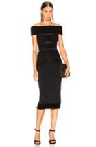 Roland Mouret Hanbury Ripple Giselle Knit Dress In Black