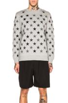 Givenchy Star Print Sweatshirt In Gray