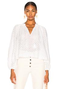 Ulla Johnson Siarah Blouse In White