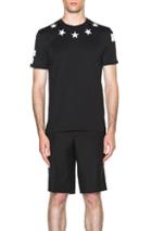 Givenchy Star Collar Tee In Black