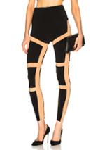 Norma Kamali Spliced Legging In Black