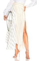 3.1 Phillip Lim Twisted Skirt In Neutrals,stripes