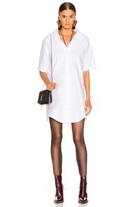 Alexander Wang Off The Shoulder Chain Dress In White