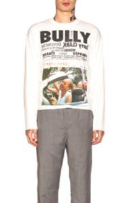 Enfants Riches Deprimes Long Sleeve Bully Print Tee In White
