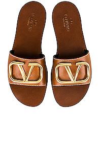 Valentino Go Logo Slide In Neutral