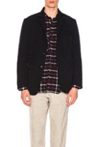 Engineered Garments Wool Elastic Andover Jacket In Blue