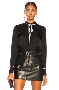 Ag Adriano Goldschmied Winslet Blouse In Black