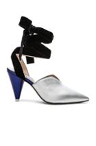 Attico Metallic Olivia Mule In Metallic
