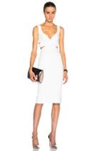 Nicholas Ponti Cut Out Wrap Dress In White