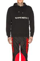 Givenchy Fading Logo Hoodie In Black