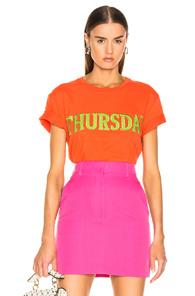 Alberta Ferretti Thursday Tee In Orange
