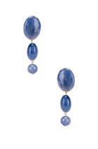 Lele Sadoughi Resin Bubble Drop Earrings In Blue