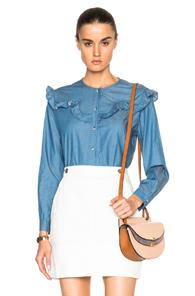 M.i.h Jeans Niki Top In Blue