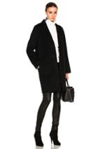 Rag & Bone Bree Reversible Raglan Coat In Black