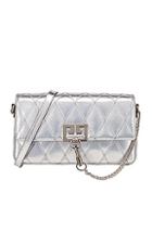 Givenchy Small Charm Shoulder Bag In Metallic