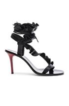 Isabel Marant Leather Ansel Heels In Black