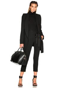Ann Demeulemeester Wool Viscose Coat In Black