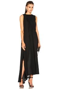 Ann Demeulemeester Asymmetric Dress In Black
