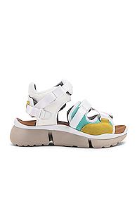 Chloe Open Sneakers In White