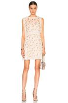 Red Valentino Floral Mini Dress In Floral,neutrals