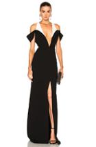 Mugler Technical Cady Dress In Black,white
