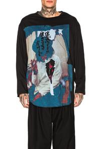 Yohji Yamamoto Yamamoto Pt Longsleeve Tee In Black