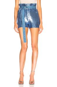 Iro Namour Sequin Short In Blue