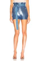 Iro Namour Sequin Short In Blue