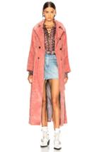 Alexachung Long Trench Coat In Pink