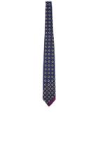 Yohji Yamamoto Tie In Blue,geometric Print