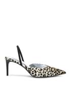 Stella Mccartney Slingback Pumps In Neutrals,animal Print