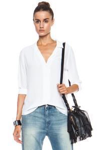 Equipment Adalyn Silk Blouse In White