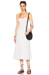 Maryam Nassir Zadeh Carnelia Dress In Black,white,checkered & Plaid