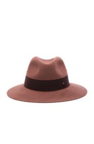 Maison Michel Henrietta Hat Antic Pink