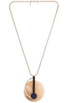 Marni Horn Necklace In Metallics