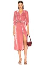 Sies Marjan Imogene Cord Tie Front Dress In Pink