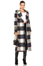 History Repeats Plaid Coat In Blue,checkered & Plaid