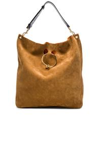 J.w. Anderson Large Pierce Hobo Bag In Brown