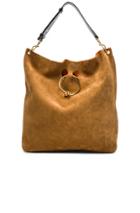 J.w. Anderson Large Pierce Hobo Bag In Brown