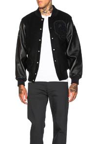 Opening Ceremony Excusive Blackout Varsity Jacket In Black