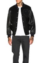Opening Ceremony Excusive Blackout Varsity Jacket In Black
