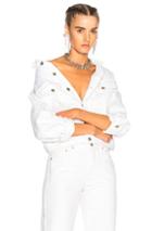 Grlfrnd For Fwrd Kim Boyfriend Trucker Jacket In White