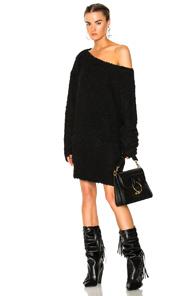 Faith Connexion Curly Sweater In Black