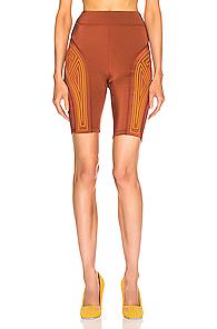 Fendi Ffreedom Biker Short In Brown