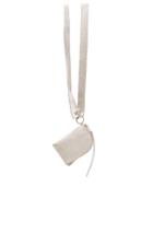 Rick Owens Neck Wallet In Gray