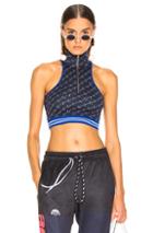Stella Mccartney Crop Top In Abstract,blue